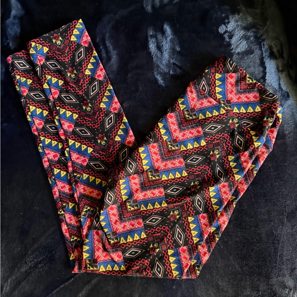 LuLaRoe Colorful Geometric Leggings